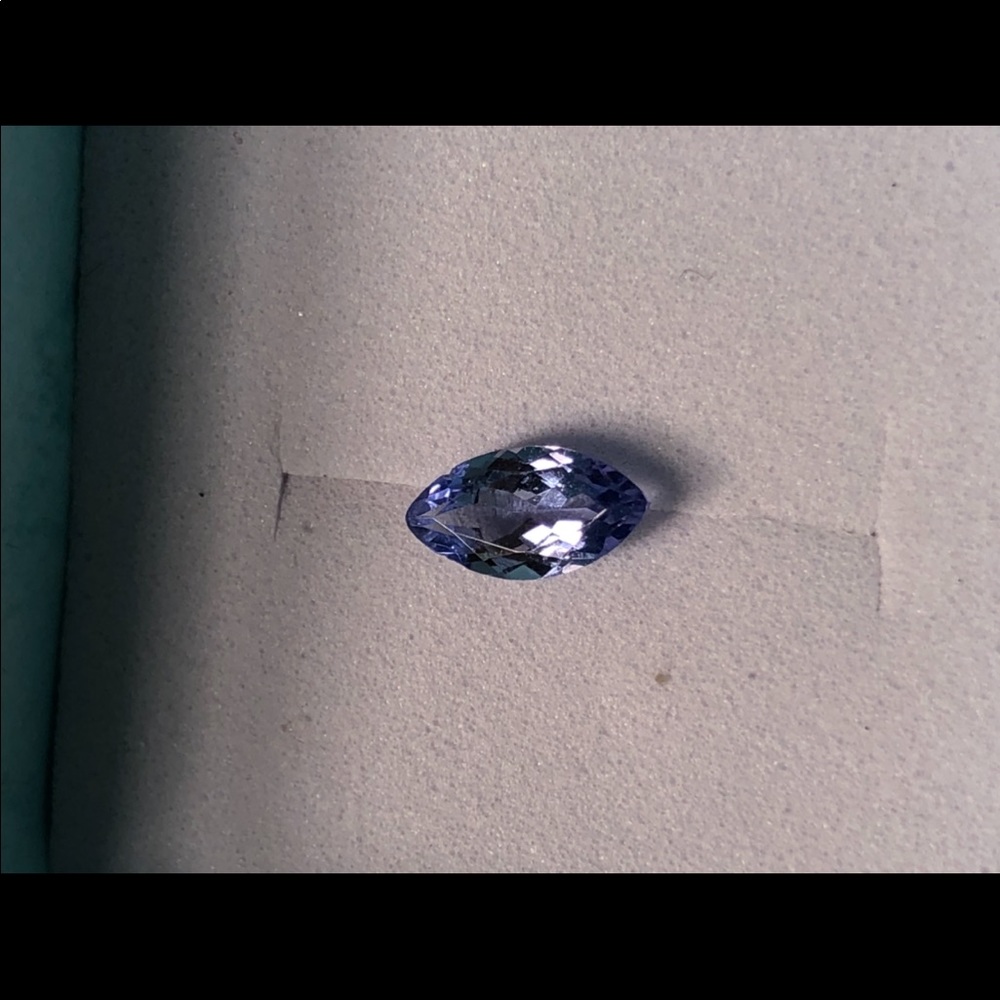 Marquis cut tanzanite loose stone
